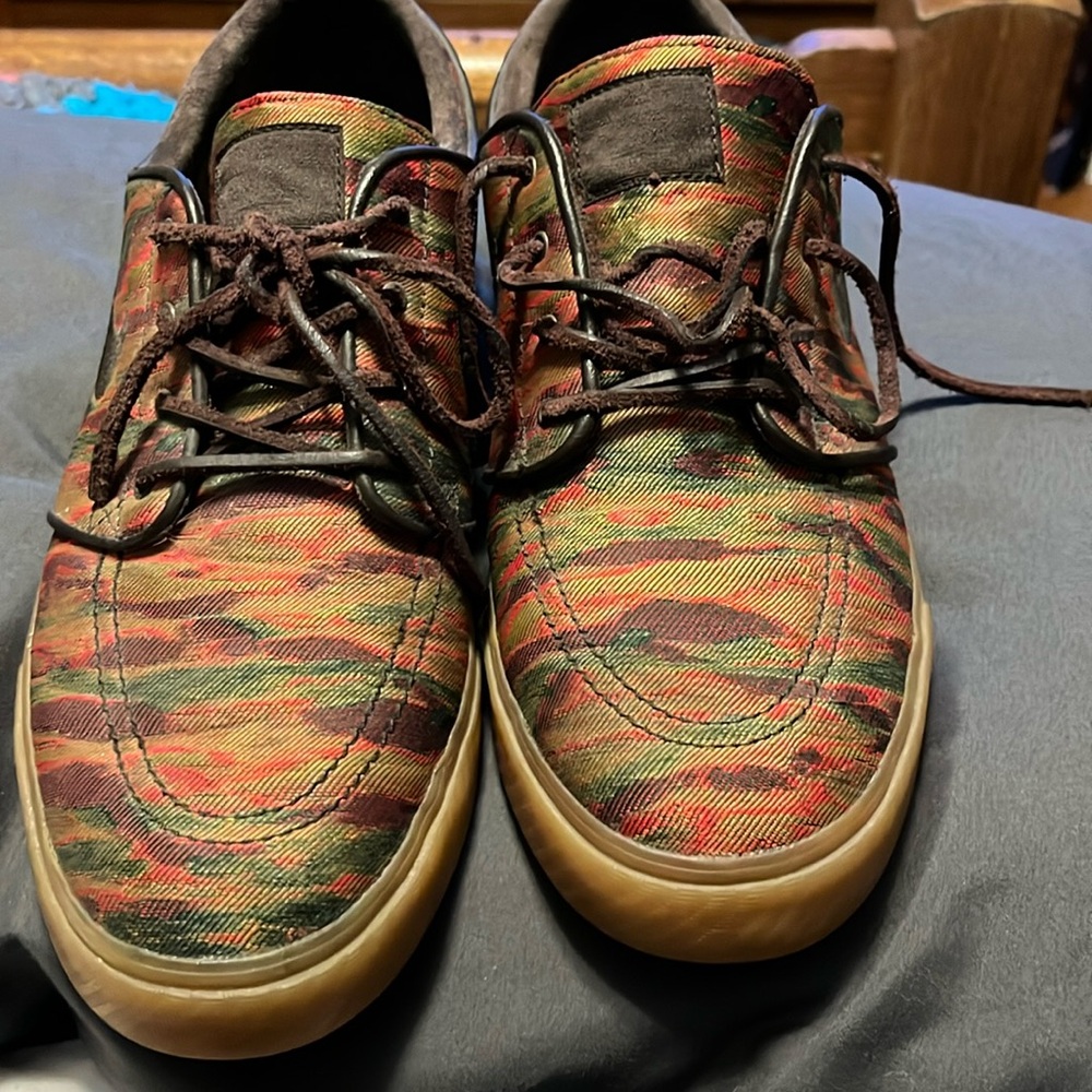Nike Zoom Stefan Janoski CNVS PRM Canvas SB Men Skate Shoes 705190-900 Size 12